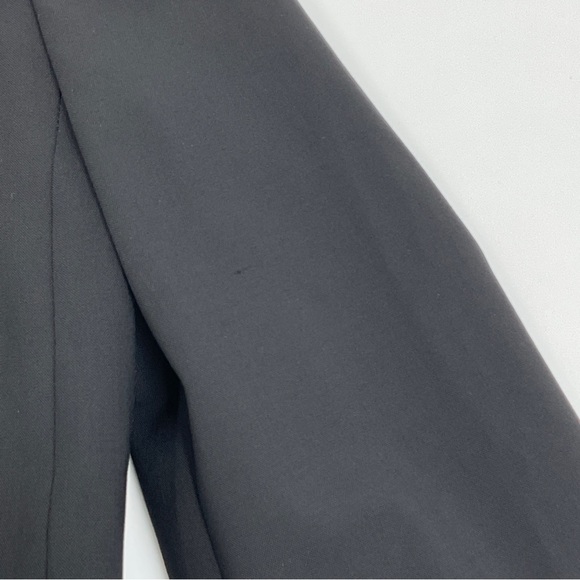 Hugo Boss RARE Jaru Italian Stretch Wool Blazer Black Tailored Tapered EUC US 6 - Picture 15 of 16